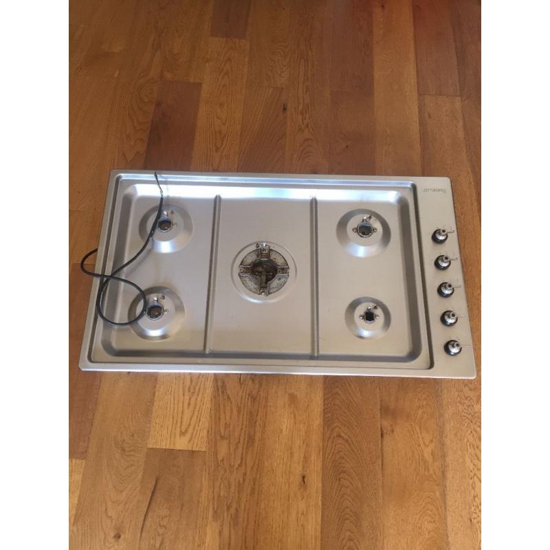 Smeg 5 burner gas hob