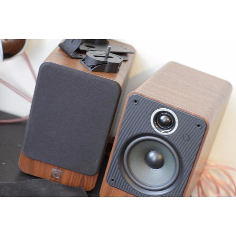 Q Acoustics 2020i and Denon AV Surround Reciever