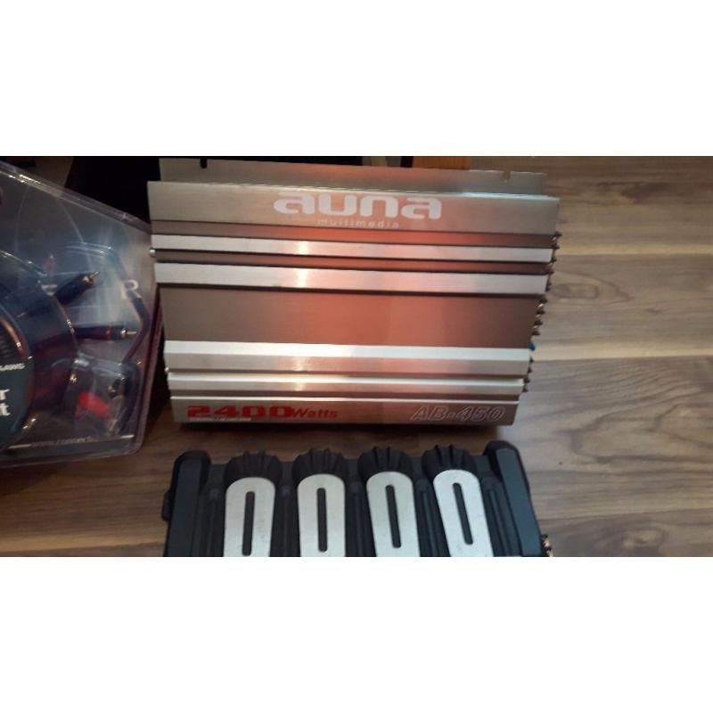 Dbl 1000 watt sub , amps and wiring kit