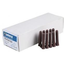 WALL PLUGS BROWN, 100 BOX