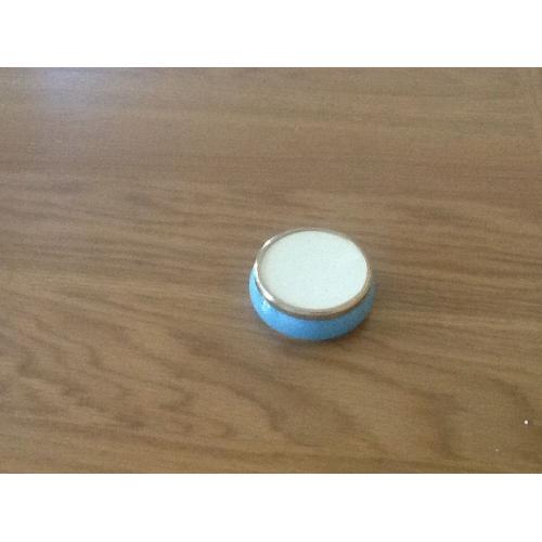 Ceramic, miniature trinket boxes for Cross Stitch enthusiasts