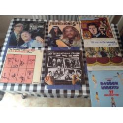Collection of 13 comedy vinyl records
