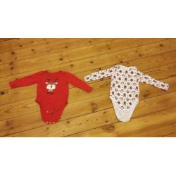 2 Christmas baby grows 9-12 months
