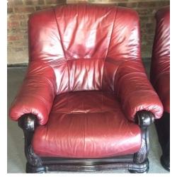 Belgium detachable leather sofa 1 seater - GOOD condition