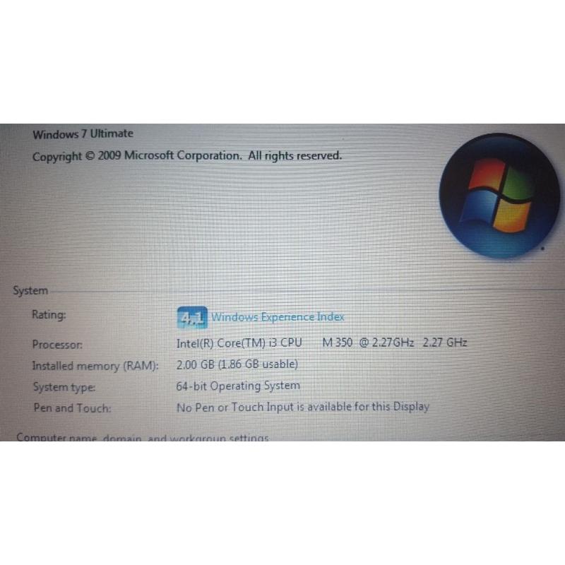 Two Monitors and HP Probook 5320m, heavy used, unrefurbished.