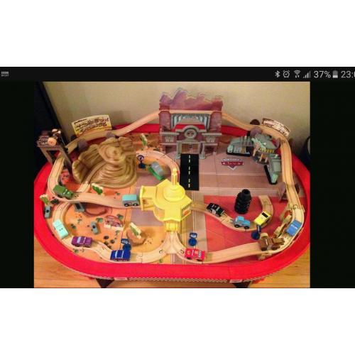 Disney Cars train table