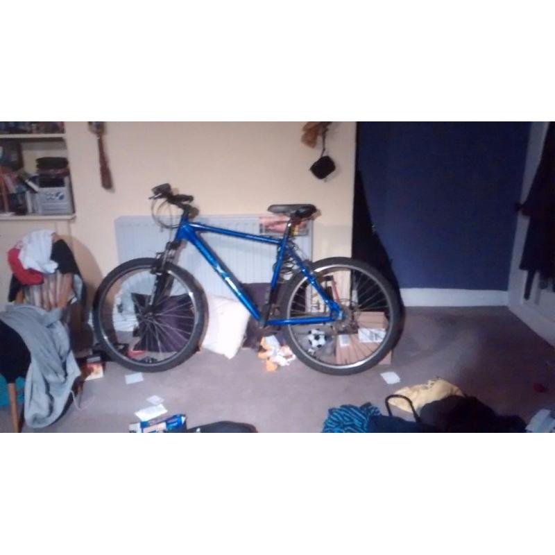 blue used bike
