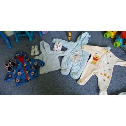 Massive bundle of baby boy clothes size 0-3 mths