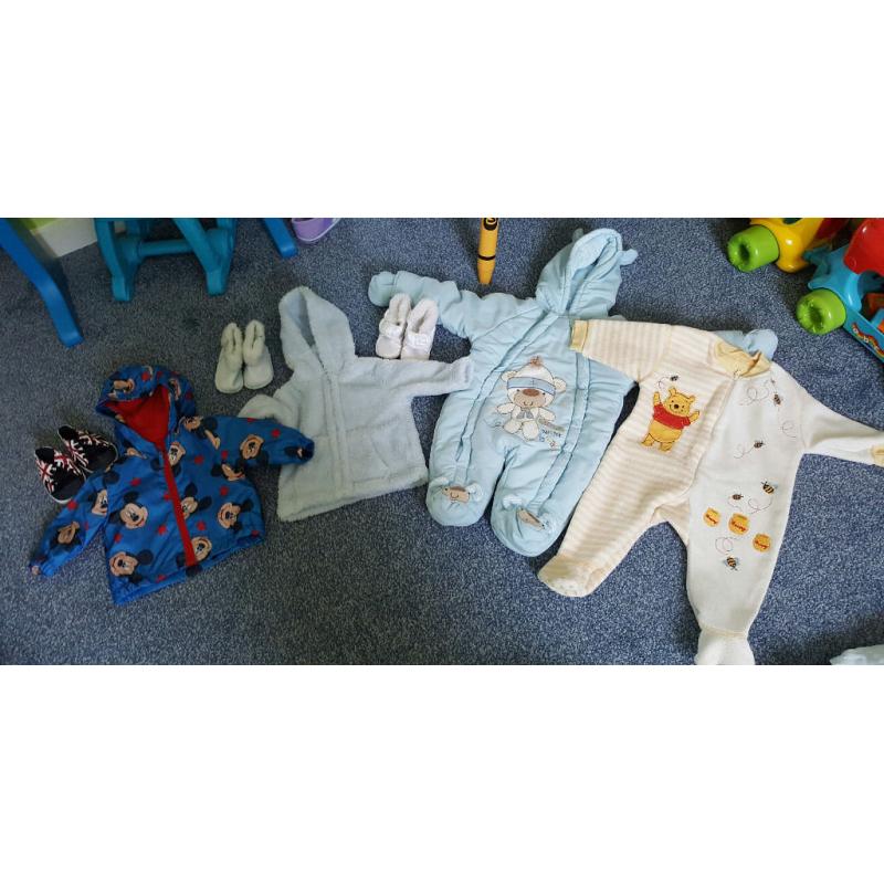 Massive bundle of baby boy clothes size 0-3 mths