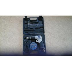 TWO COMPLETE SETS FOR AIR COMPRESSOR, DRILL & CHISEL.