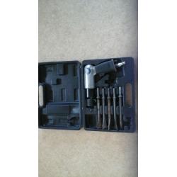 TWO COMPLETE SETS FOR AIR COMPRESSOR, DRILL & CHISEL.
