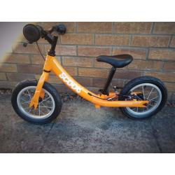 Child's balance bikes - Scoot Blue & Scoot Orange in good condition - would suit twins
