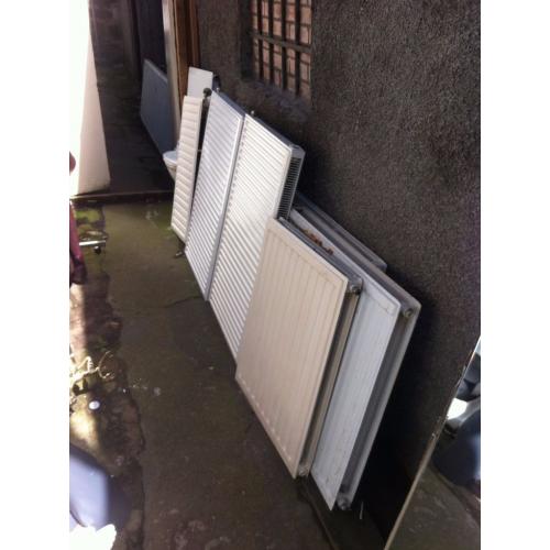 Central heating radiators various sizes, (see description)