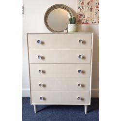 Vintage painted chest of drawers