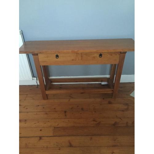 Oak Console Table