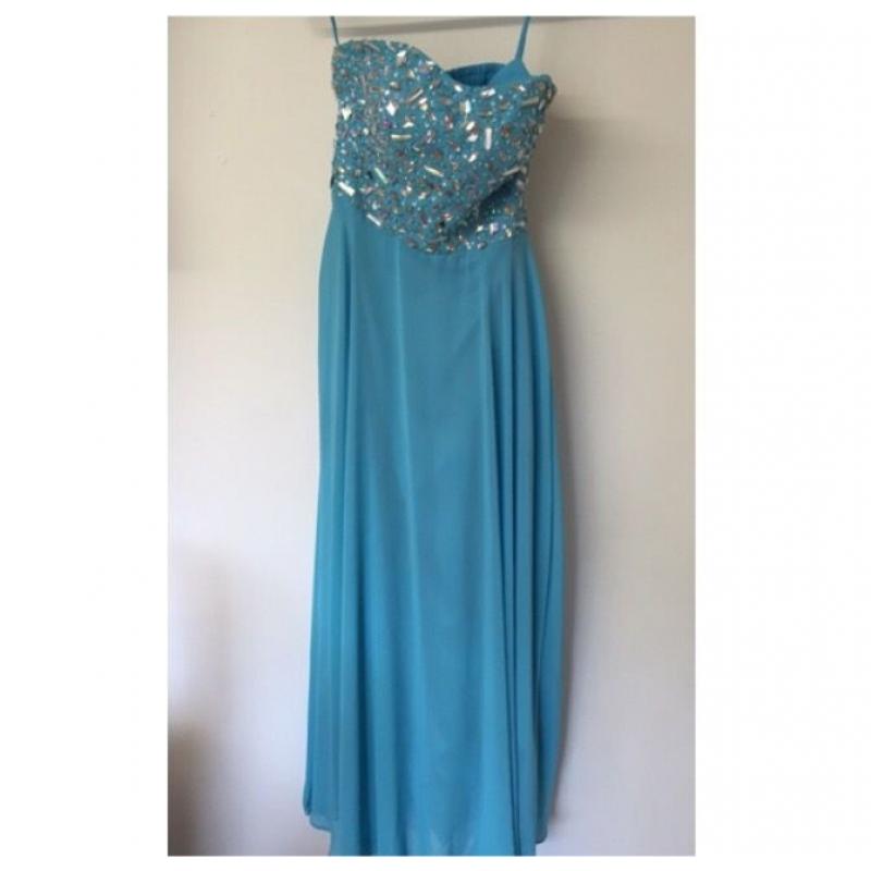 Elegant Formal Sky Blue Dress