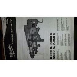 Milwaukee breaker kango 950s 1700W