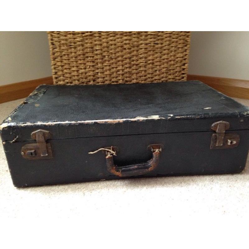 Vintage Black suitcase