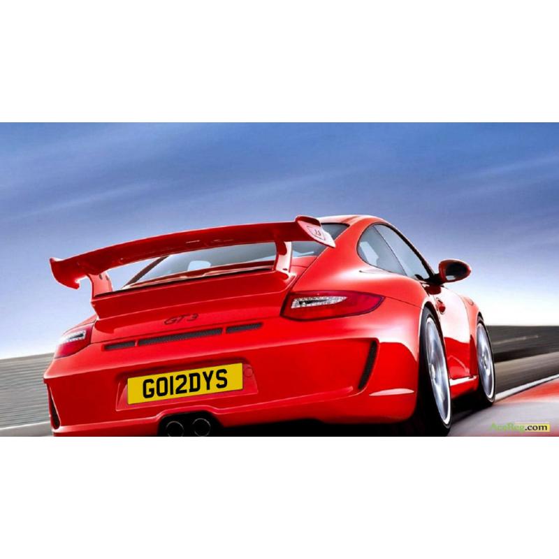 GO12DYS GORDYS GORDON One off Cherished Personalised Number Plate AUDI GOLF MERCEDES LEXUS PORSCHE
