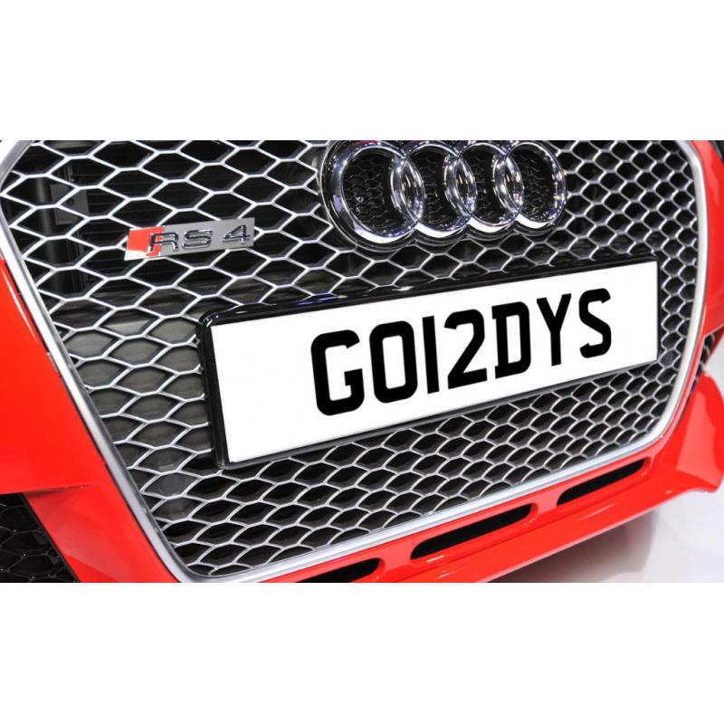 GO12DYS GORDYS GORDON One off Cherished Personalised Number Plate AUDI GOLF MERCEDES LEXUS PORSCHE