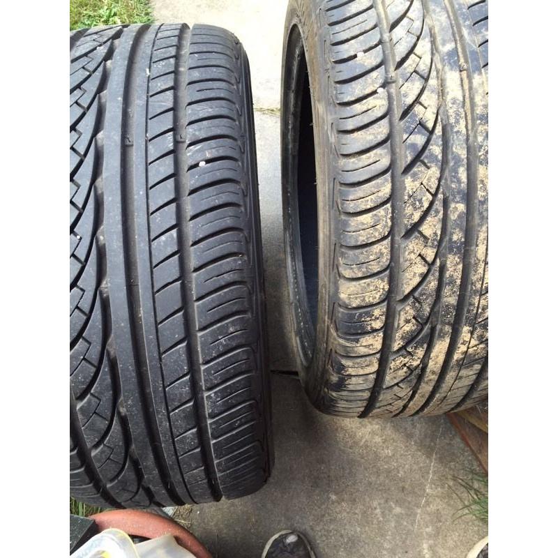 2x 225/45/17 tyres