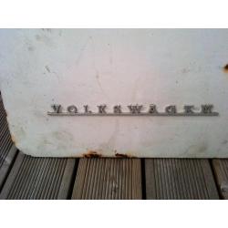 1970 VW volkswagen devon camper tailgate with original badges, for restoration