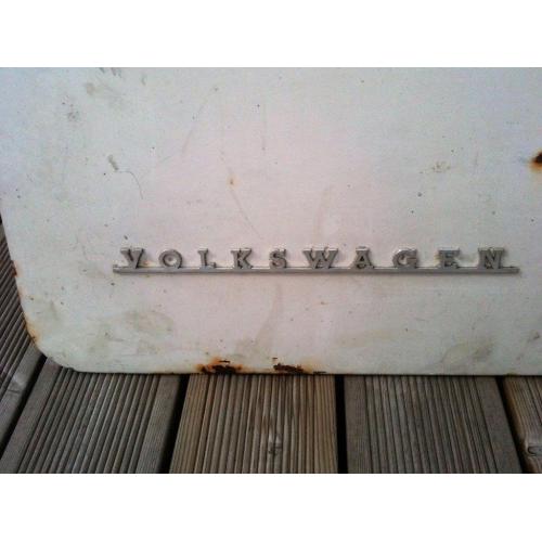 1970 VW volkswagen devon camper tailgate with original badges, for restoration