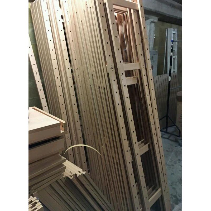 Slat wall panels retail display