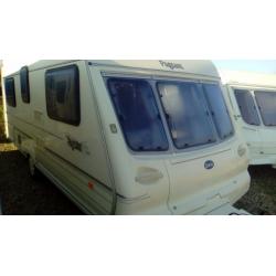 Bailey pageant bordeaux fixed bed with motor mover touring caravan