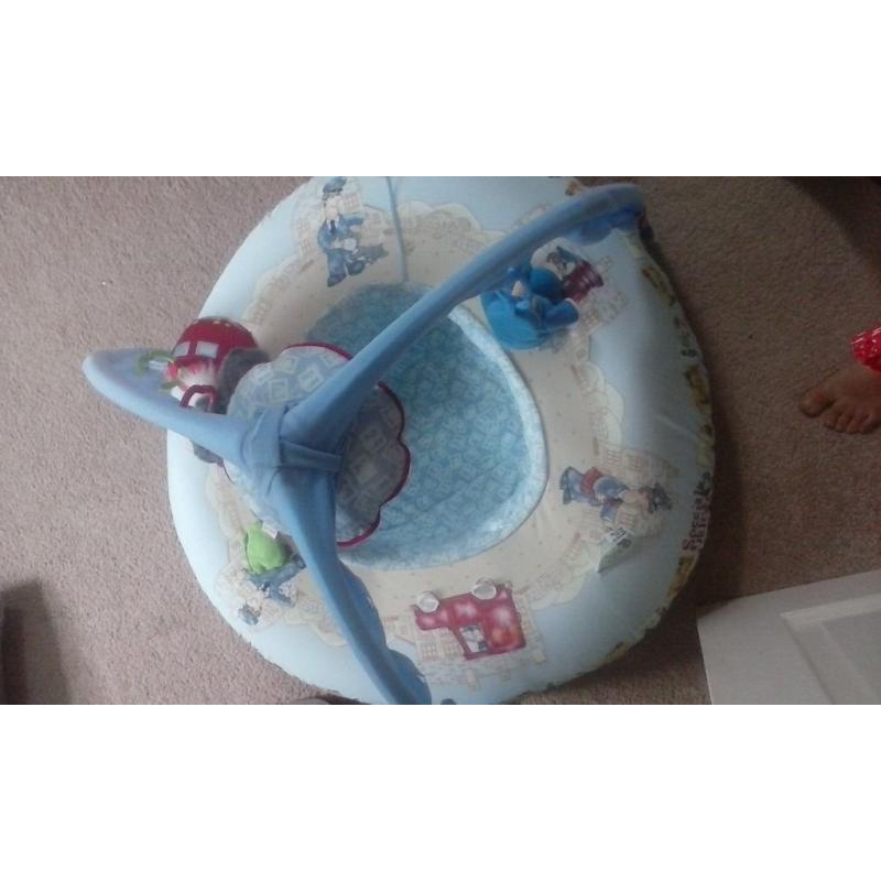 Used Postman Pat baby playnest and gym with lights and sound