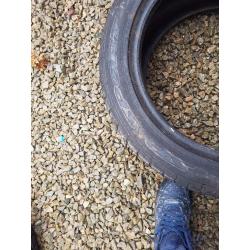 2x 225 50 17 tires for sale