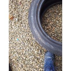 2x 225 50 17 tires for sale
