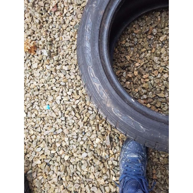 2x 225 50 17 tires for sale