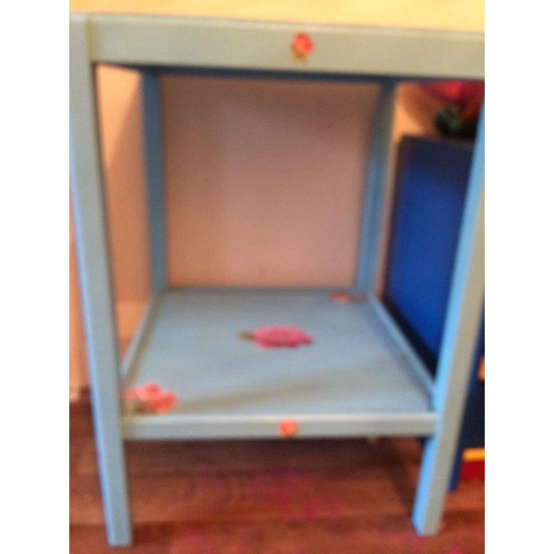 upcycled table/storage