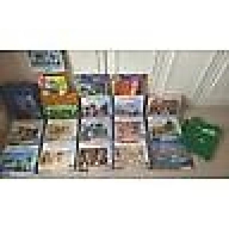 19 jigsaws with Puzzle Roll - immaculate. 3 are BNIB