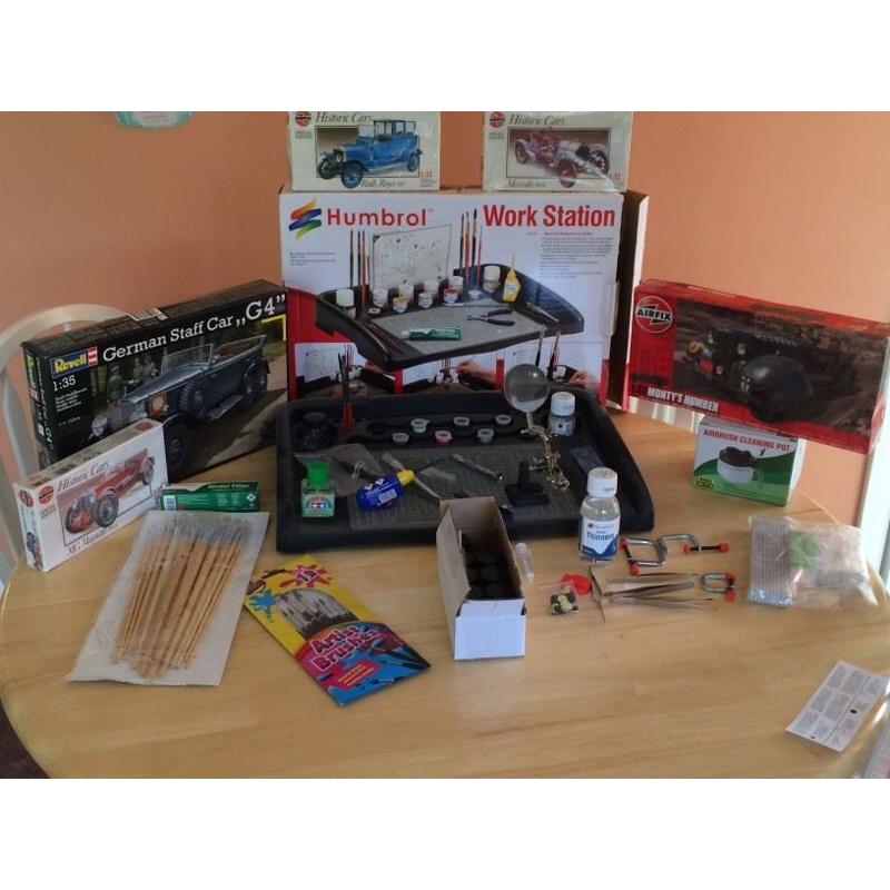 Humbrol work station and accessories