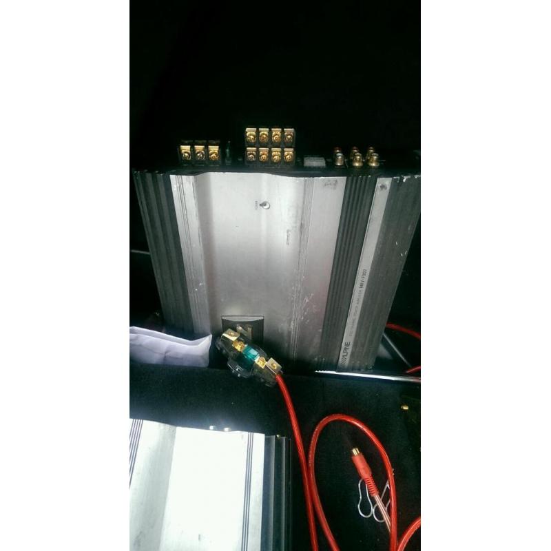 3000watt rms loudest amp and alpine amp