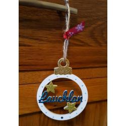 Personalised christmas baubles