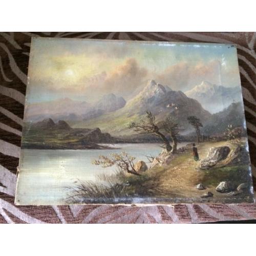 Old oil painting