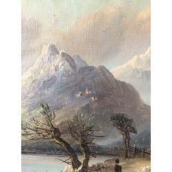 Old oil painting