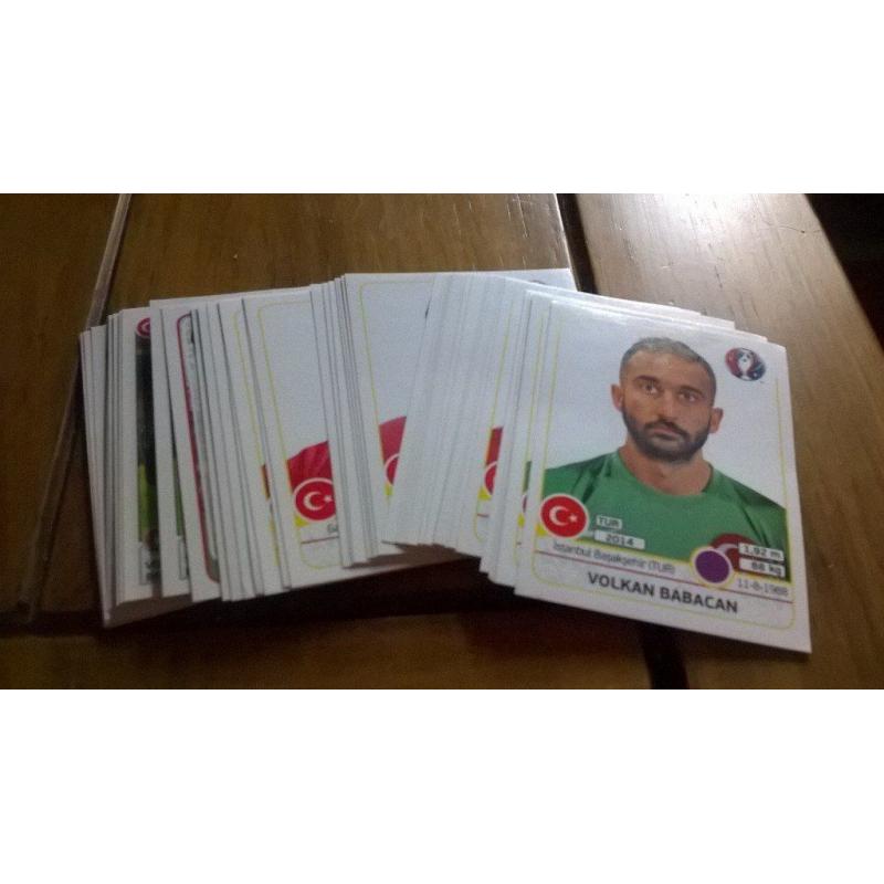 Euro France 2016 Stickers - Turkey