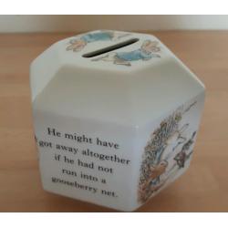 Beatrix potter money box