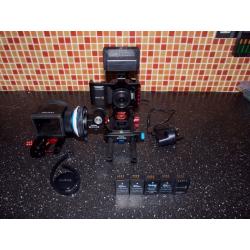 Black Magic Pocket Cinema Camera plus pro accessories