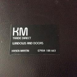 KM TRADE DIRECT. WINDOWS AND DOORS AT TRADE PRICES PLUS FITTING