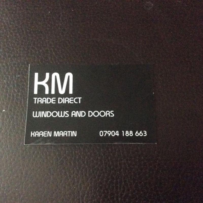 KM TRADE DIRECT. WINDOWS AND DOORS AT TRADE PRICES PLUS FITTING