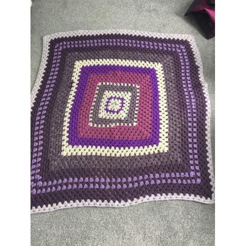 Handmade crochet blanket