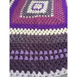 Handmade crochet blanket
