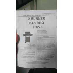 Gas bbq never used