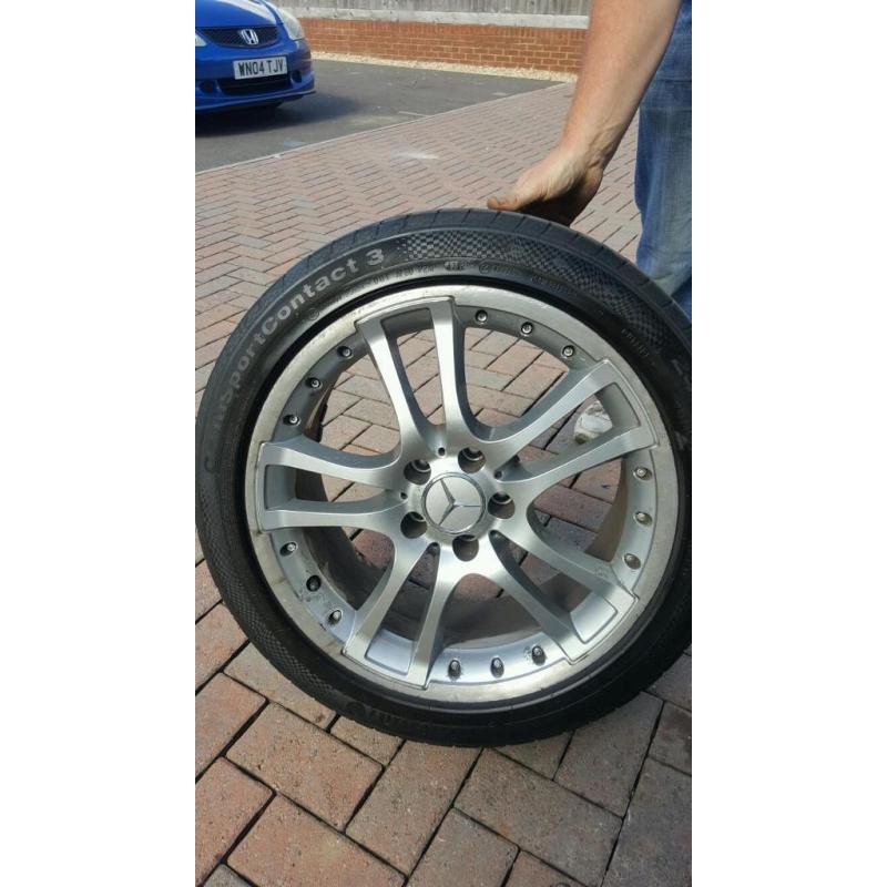 Mercedes wheels 18" 5x112 8.5j