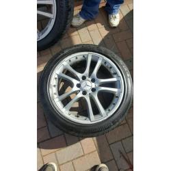 Mercedes wheels 18" 5x112 8.5j